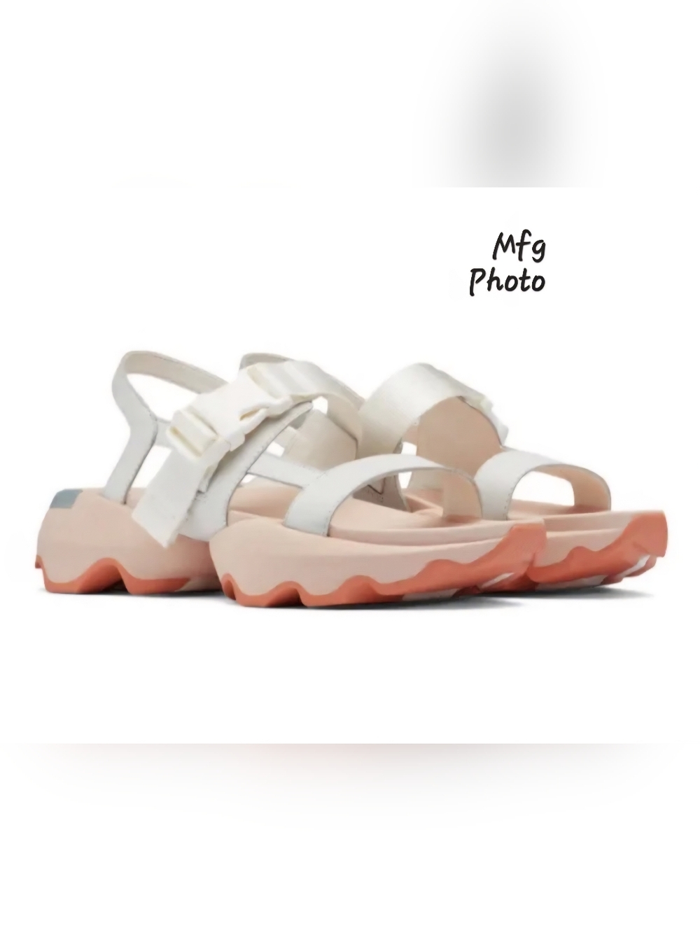 SOREL Sea Salt & Peach Blossom Kinetic Impact Sling Sandals, Womens 6.5